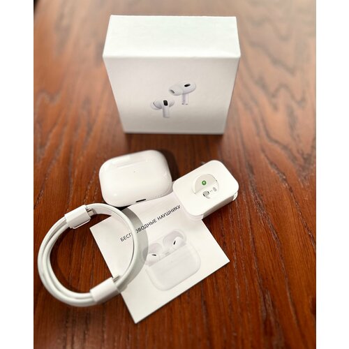 Наушники беспроводные APods Pro 2 С шумоподавлением и анимацией для Айфон Androidбелые 189400₽