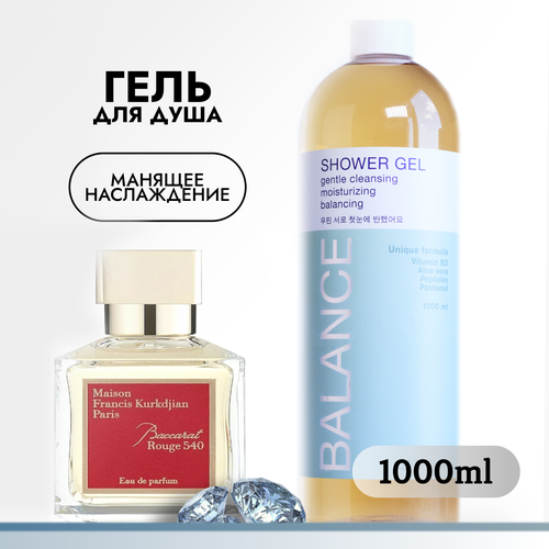 Парфюмированный гель для душа 1000мл 900₽