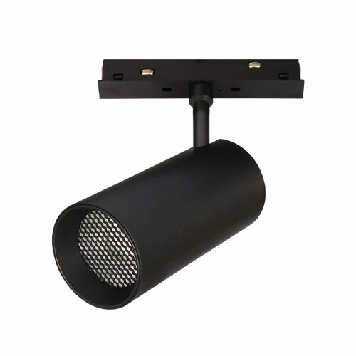 Трековый светодиодный магнитный светильник 48V 12W 24 CRI90 OSRAM 4000K Черный корпус D35х80mm 1787₽