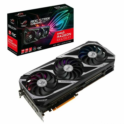 Видеокарта ASUS Radeon RX 6700 XT 12 ГБ ROG STRIX RX6700XT 12 ГБ GAMING 40148₽