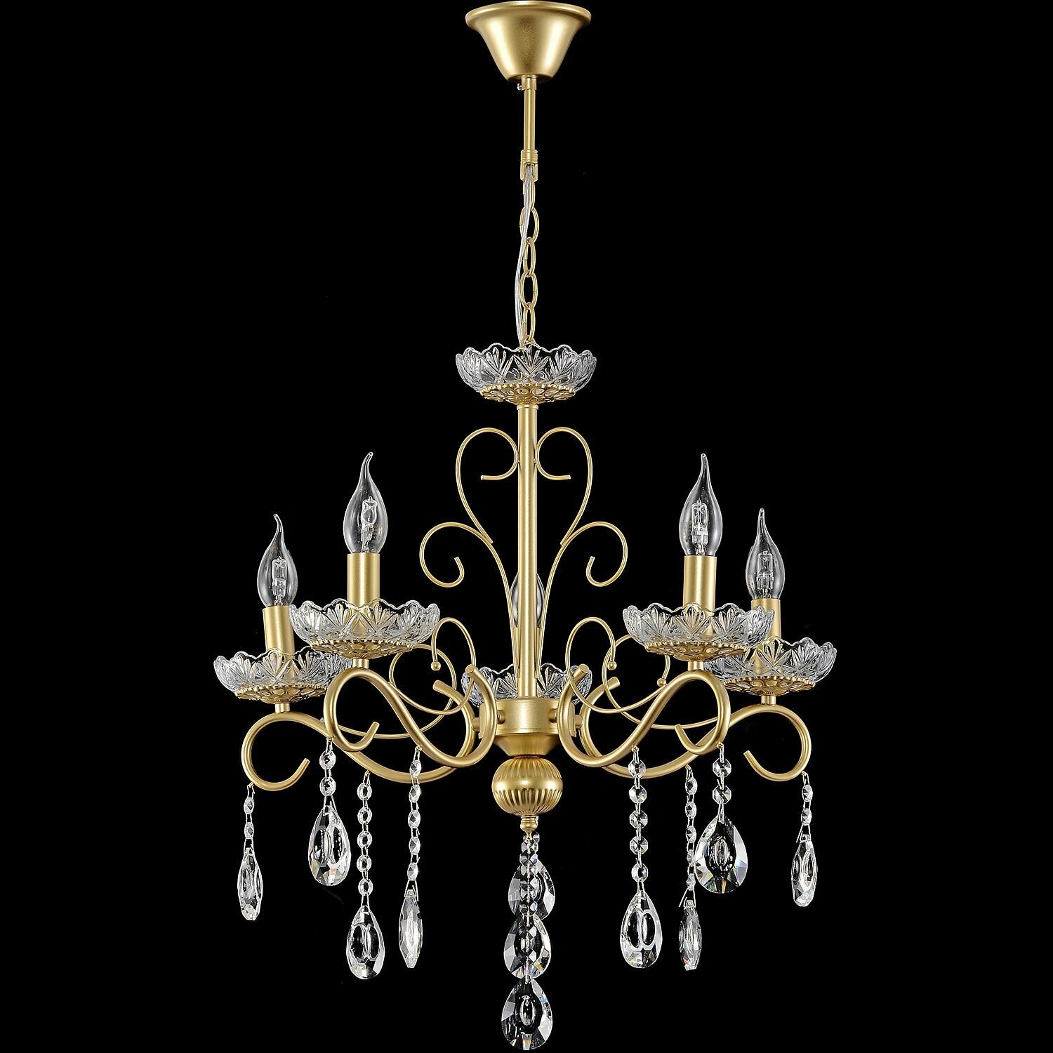 Люстра потолочная Reluce 04201-0.4-05 GOLD — фото 1