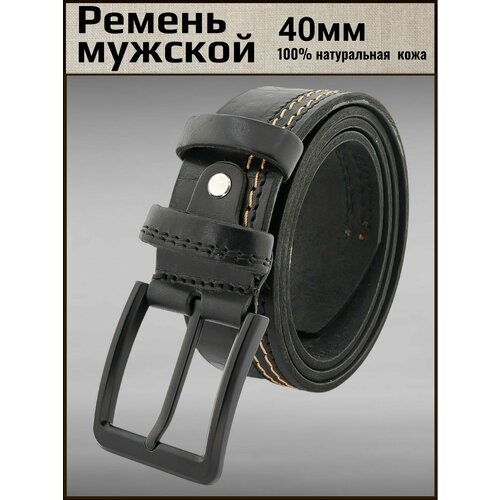 фото Ремень aksybelt для мужчин, размер 110, черный