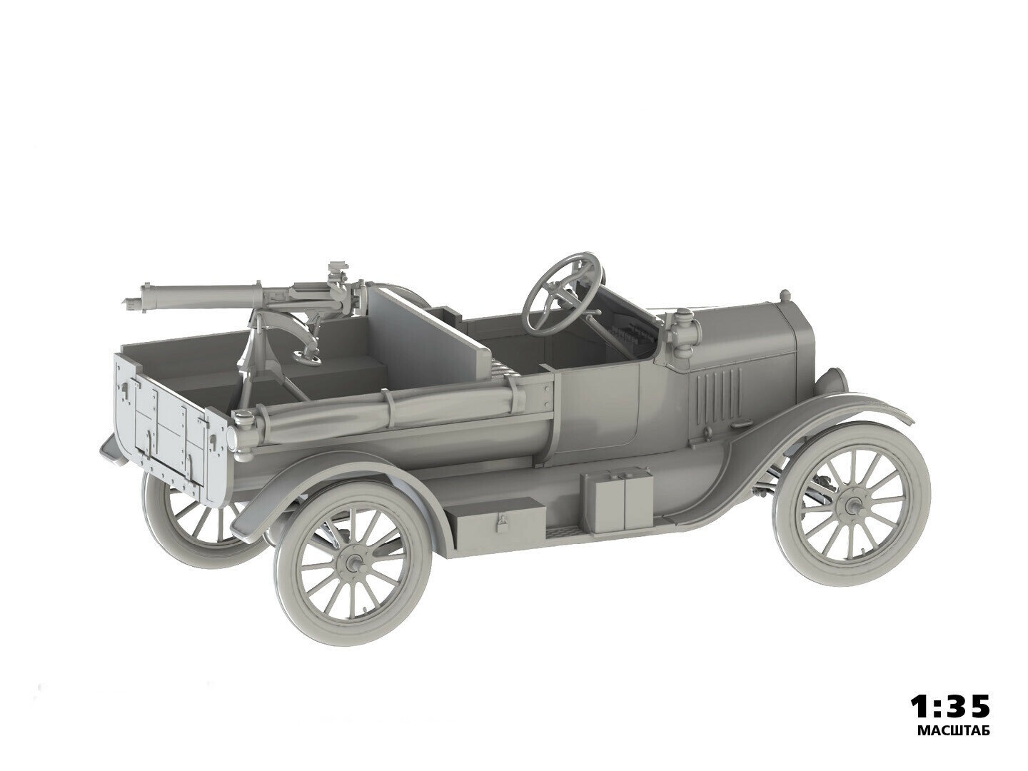 Автомобиль Model T 1917 LCP с пулеметом Vickers 1:35 35607 — фото 1
