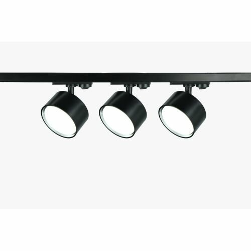 Комплект ЭРА TR71-SET3-GX53-BK трековых светильников однофазных 3 шт под лампу GX53 с шинопроводом 80 см черный