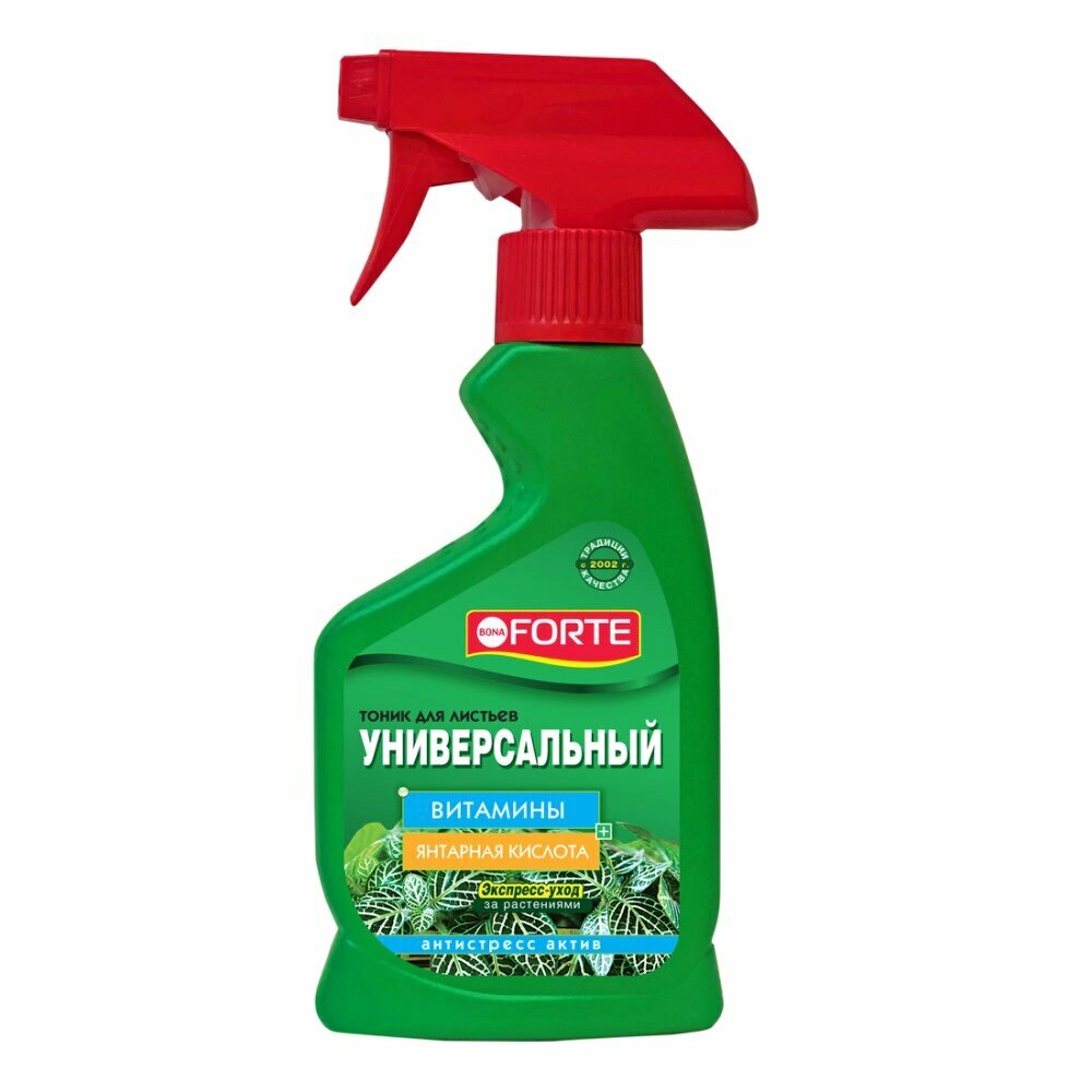 Спрей-тоник BONA FORTE для листьев универсальное жидкое удобрение 250мл
