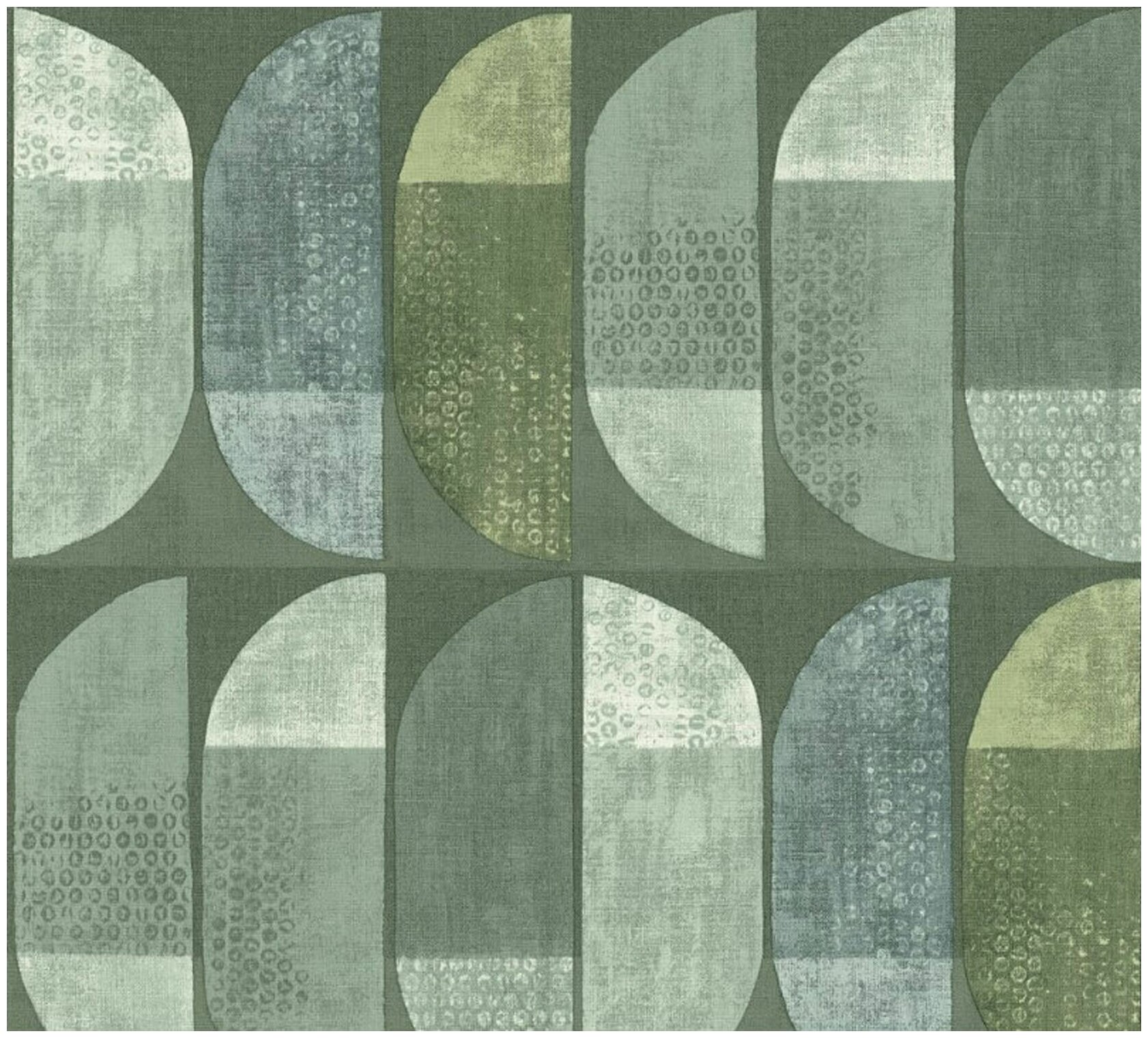 фото Обои A.S. Creation коллекция Geo Nordic артикул 37531-2 винил на флизелине ширина 53 длинна 10,05, Германия, цвет зеленый, узор абстракция