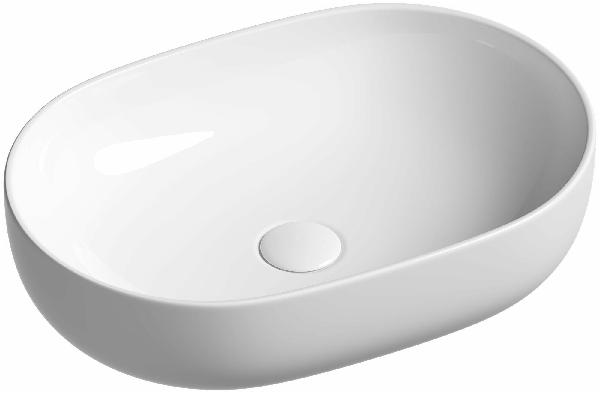 Накладная раковина для ванной Ceramica Nova Element CN6047 Овал 60 см.
