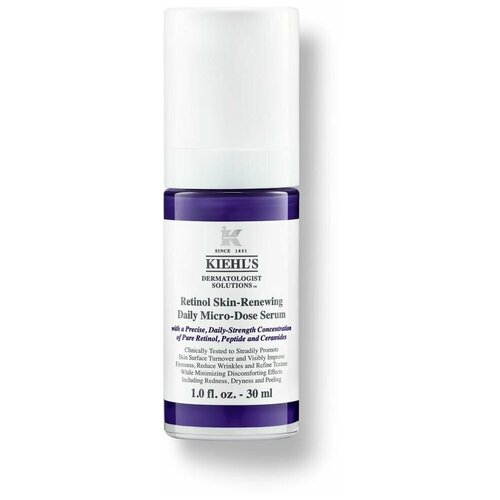 KIEHL'S Сыворотка с микродозой ретинола, цирамидами и пептидом Retinol skin-renewing daily micro-dose serum (30 мл)