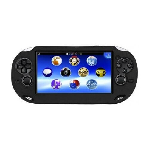 фото Силиконовый чехол silicon case black (черный) hori (psv-111) (ps vita)