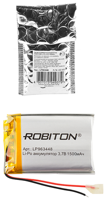 Аккумулятор ROBITON LP963448 3.7В 1500mAh PK1