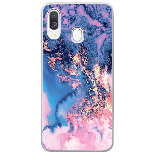 фото Ультратонкий силиконовый чехол-накладка clearview для huawei y6 (2019) / honor 8a с принтом "blue marble" gosso