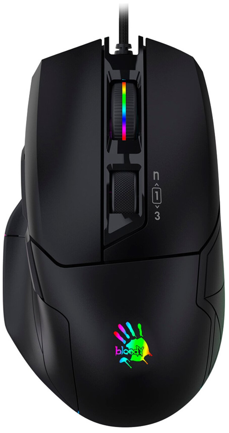 Мышь A4Tech Bloody W70 Max черный оптическая 10000dpi USB