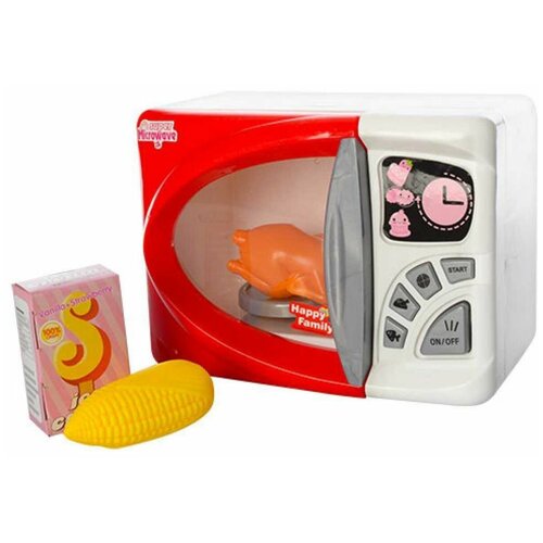 s s toys микроволновая печь happy family со светом и звуком 101035342 9062 с 3 лет Микроволновая печь Happy Family (свет, звук)