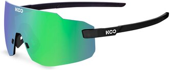 Спортивные солнцезащитные очки KOO Supernova (черные матовые/ зеленая линза)