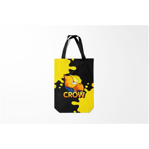фото Сумка-шоппер / 31х42 см / геймерам / brawl stars crow burnettie