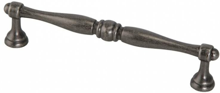 ручка-скоба 128мм черненный старинный цинк KERRON - фото №2