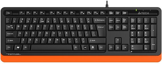 Клавиатура A4Tech FStyler FKS10 Orange USB