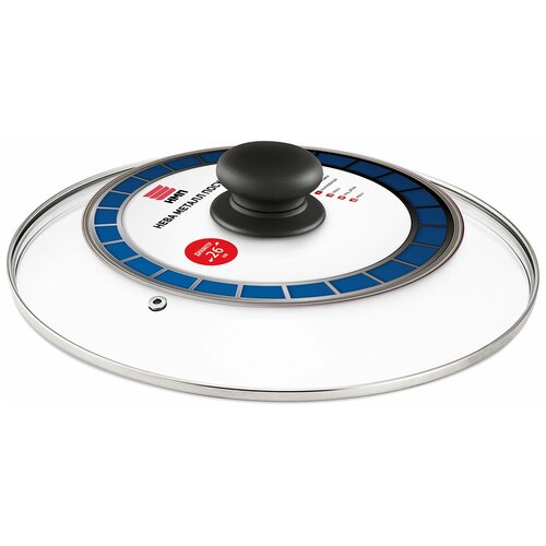 Нева металл посуда 43026 Крышка стекл. с метал. ободом 26 см