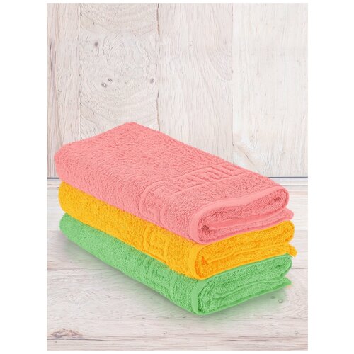 фото Набор махровых полотенец yasmin 3шт(50*90) туркмения