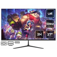 27" Монитор Lime G270 Black (VA, 2560х1440, 2HDMI+DP+USB+Audio out +DC, 144Hz)