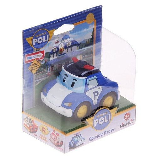 Машинка ROBOCAR POLI Робокар Поли (83181) 1:64, 8 см, синий silverlit игрушка радиоуправляемая машина икс клоулер silverlit exos 20634е