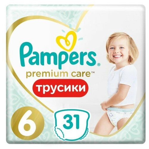 Подгузники-трусики Premium Care Large (15+ кг), 31 шт