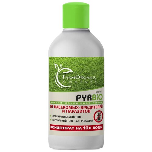Концентрат натуральный PYRBIO Expert на 10 литров от насекомых-вредителей и паразитов 50мл