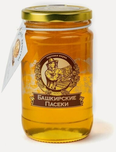 Изображение товара Мед липовый башкирские пасеки , 500 гр. сбор 2025 года 100% натуральный