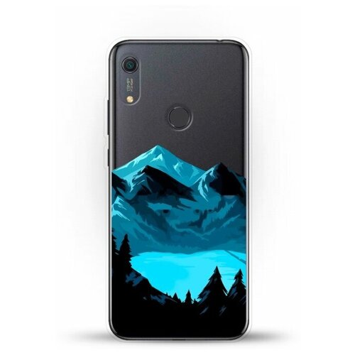 фото Силиконовый чехол горы и озеро на huawei y6s andy & paul