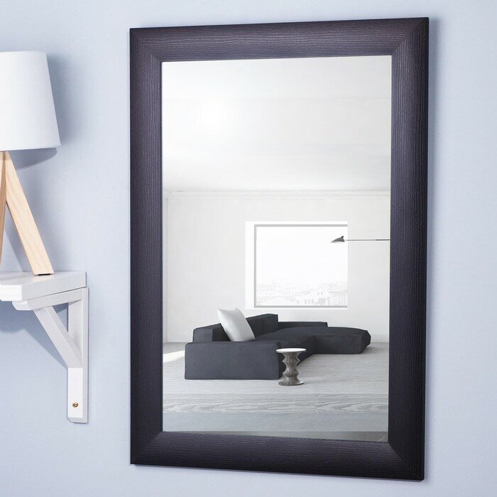 Зеркало настенное «Венге», 50×70 см, рама МДФ, 55 мм - фотография № 1