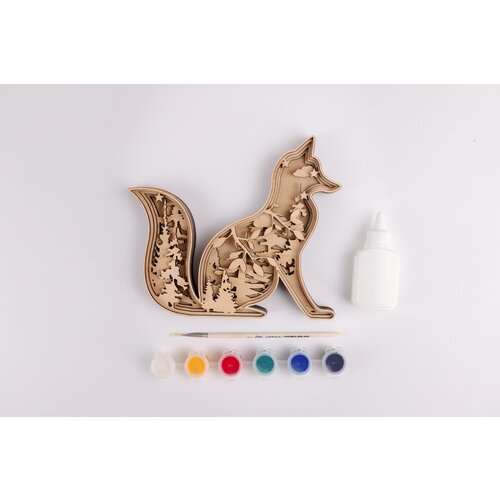 Многослойная 3D раскраска из дерева тароса 