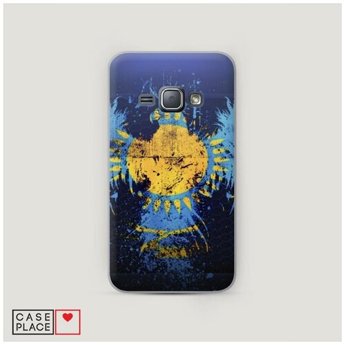 фото Чехол пластиковый samsung galaxy j1 флаг казахстана 2 case place
