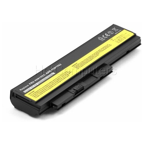 фото Аккумуляторная батарея для ноутбука lenovo 42t4867 11.1v (5200mah) sino power