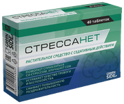 Стрессанет таб., 45 г, 40 шт., 1 уп.