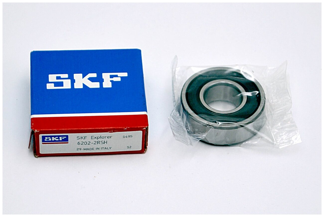 Подшипник 6202 2RS размер 15x35x11(180202) производителя SKF