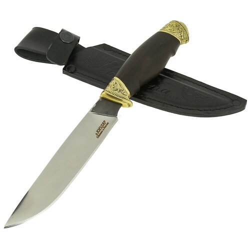 разделочный нож енот сталь х12мф рукоять граб Нож Охота (сталь Х12МФ, рукоять граб)