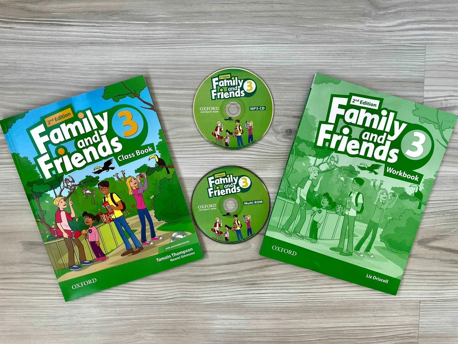 Family and Friends 3 (2nd Edition) : Комплект-Учебник+Рабочая Тетрадь+диск