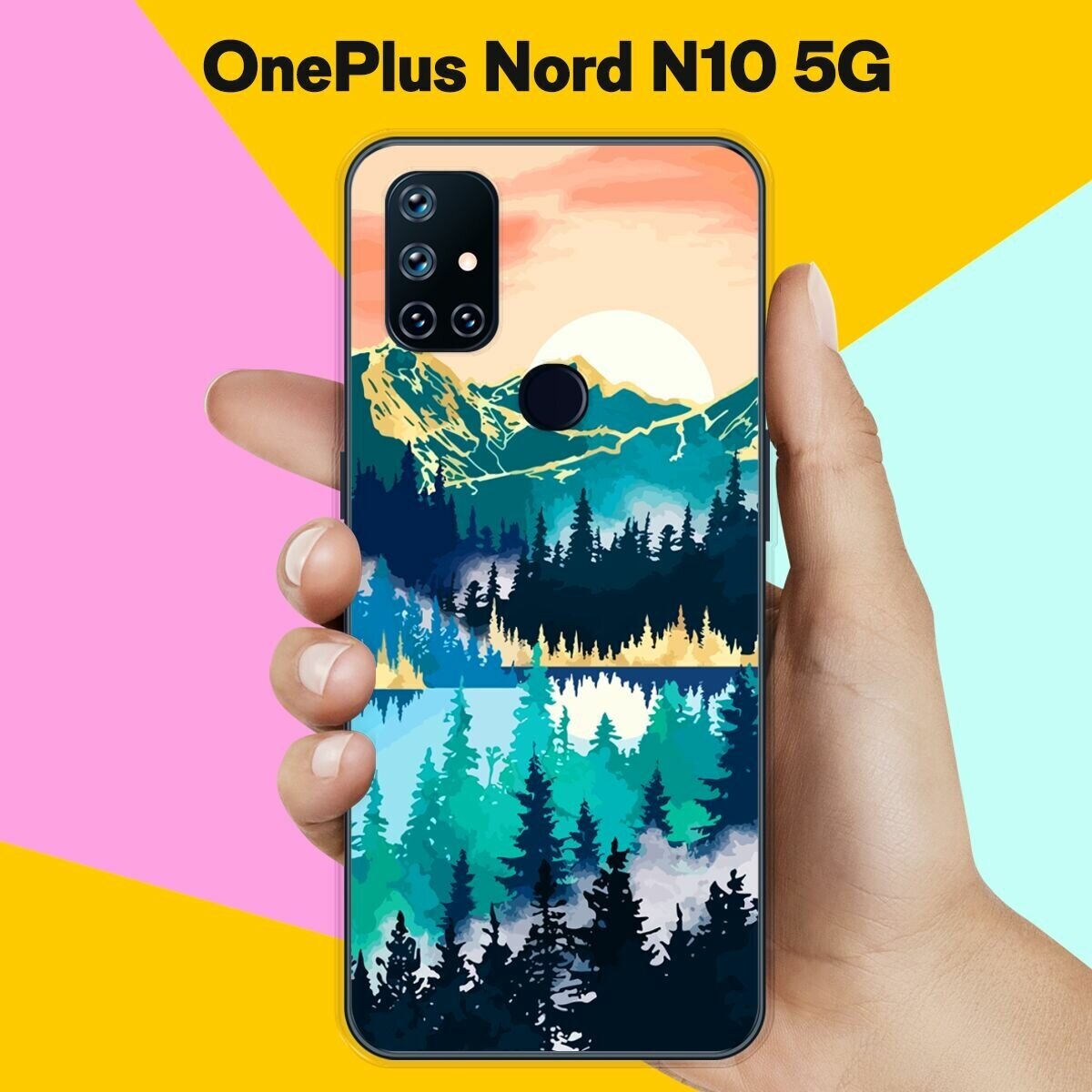 Силиконовый чехол на OnePlus Nord N10 5G Пейзаж 11 / для ВанПлас Норд Н10 5Джи