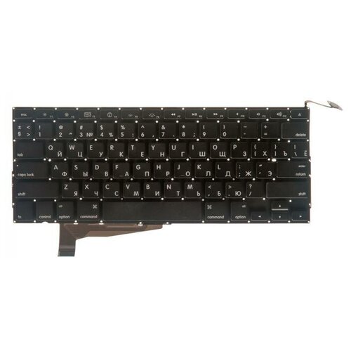 Клавиатура keyboard для Apple MacBook Pro 15 A1286 Mid 2009 - Mid 2012 без SD прямой Enter RUS РСТ A1286 1444₽