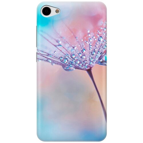 фото Силиконовый чехол на meizu u10 / мейзу ю10 с принтом "капелька на одуванчике gosso