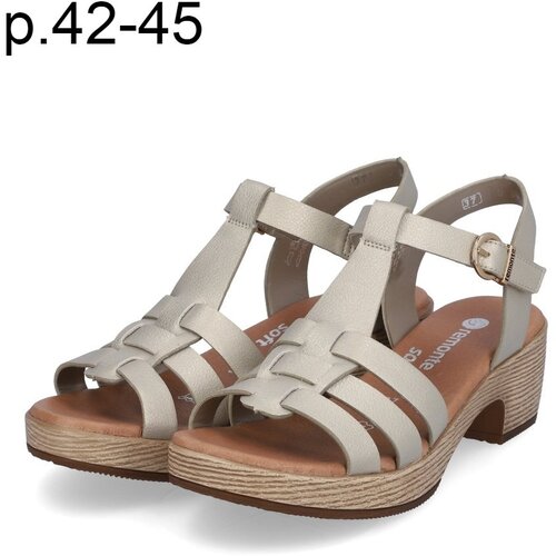 фото Босоножки женские remonte (кожа) полнота 7 обувь женская большие размеры размер 42