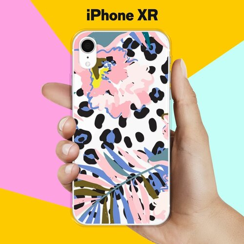 Силиконовый чехол на Apple iPhone XR Пятна / для Эпл Айфон Икс Р
