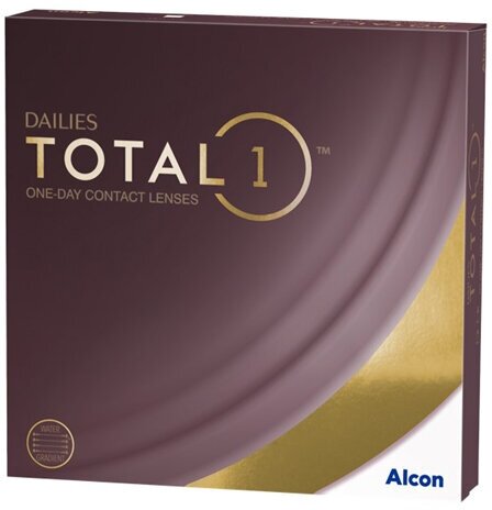 Alcon Контактные линзы Dailies Total 1 (90 линз), D - 1,0