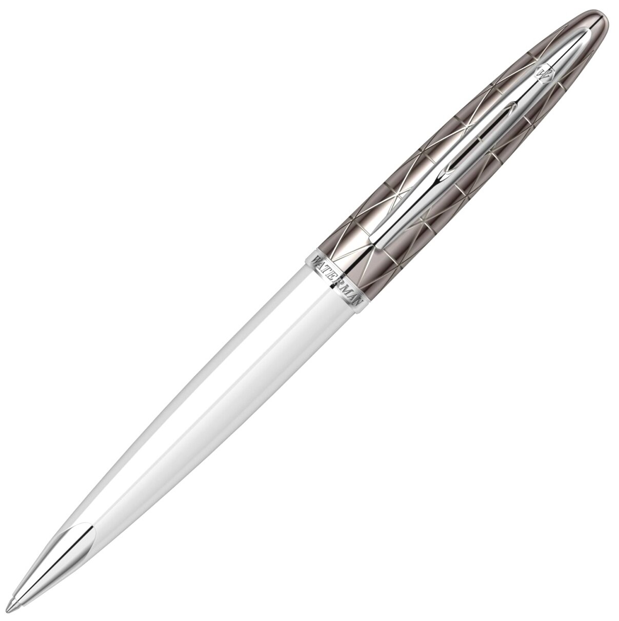 Waterman Ручка шариковая Carene Deluxe Contemporary, M, 1 мм, S0944680, cиний цвет чернил, 1 шт.