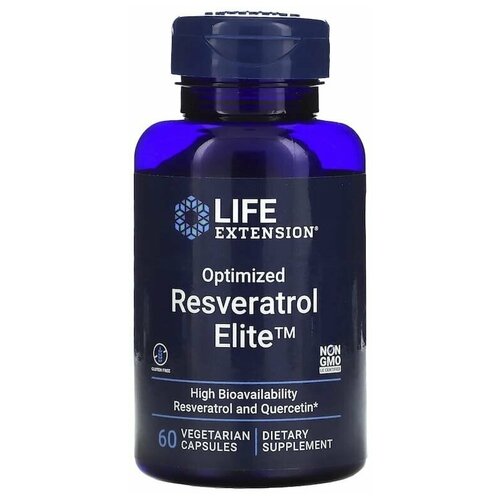 Life Extension Optimized Resveratrol Elite (Ресвератрол) 60 вег капсул (Life Extension)