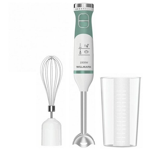 Блендер WILLMARK WHB-1153WS погружной 1000 Вт турбо режим левзия из нерж стали 282000₽