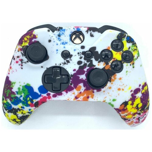 Защитный силиконовый чехол Controller Silicon Case для геймпада Microsoft Xbox Wireless Controller Colorful (Красочный) (Xbox One) защитный силиконовый чехол controller silicon case для геймпада microsoft xbox wireless controller colorful красочный xbox one