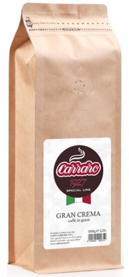Кофе в зернах Carraro GRAN CREMA 1 кг