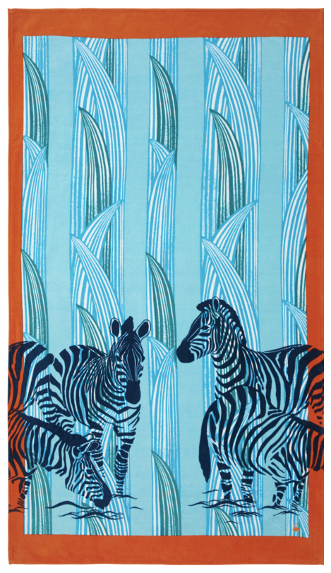 Полотенце пляжное Yves Delorme Zebra Multi Color 102x170 см