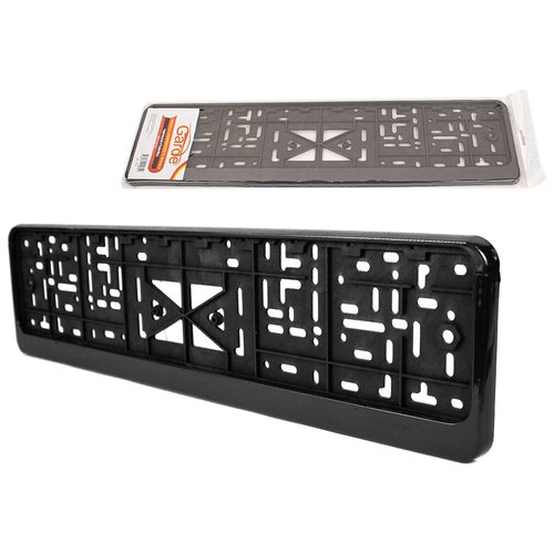 Рамка номерного знака Garde глянец ABS пластик черная GR21 295₽